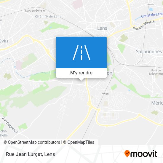 Rue Jean Lurçat plan