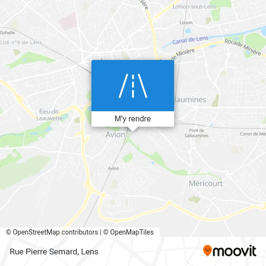 Rue Pierre Semard plan