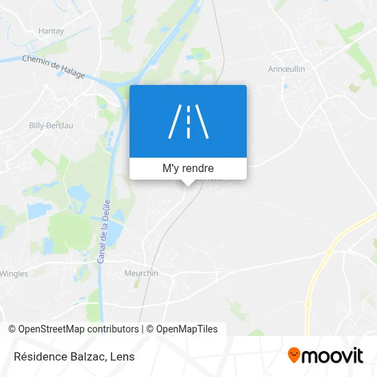 Résidence Balzac plan