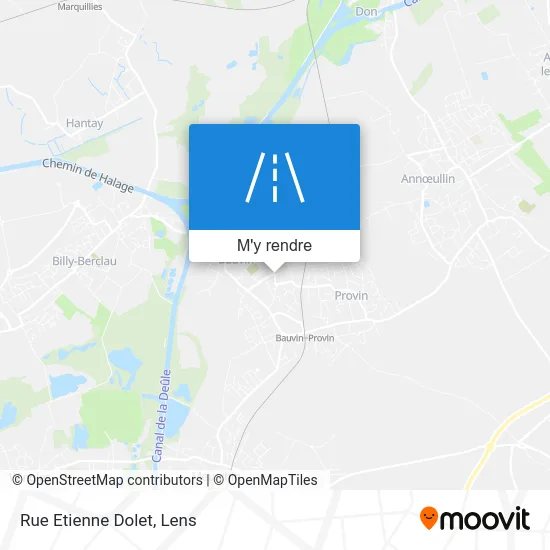 Rue Etienne Dolet plan