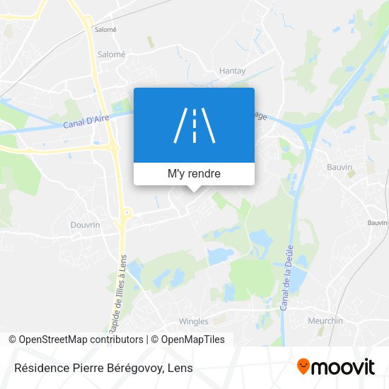 Résidence Pierre Bérégovoy plan
