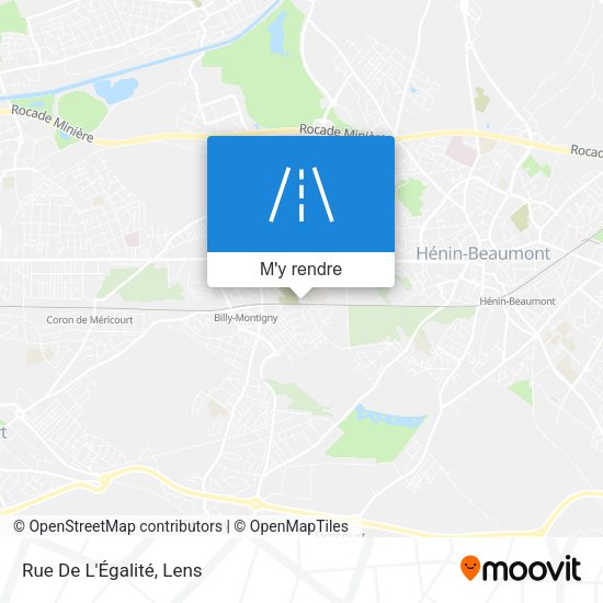Rue De L'Égalité plan