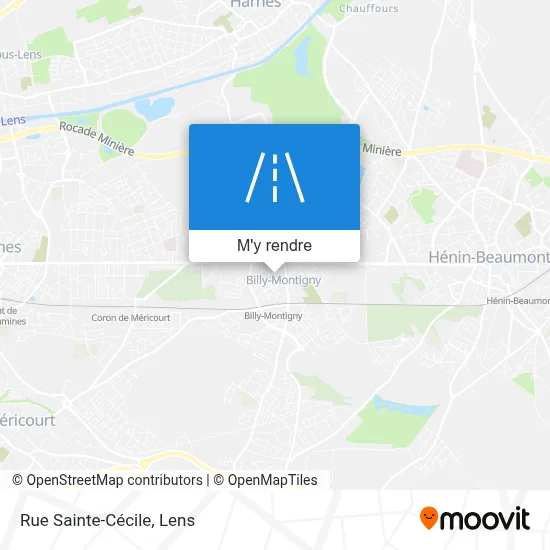 Rue Sainte-Cécile plan