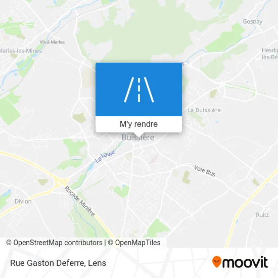 Rue Gaston Deferre plan