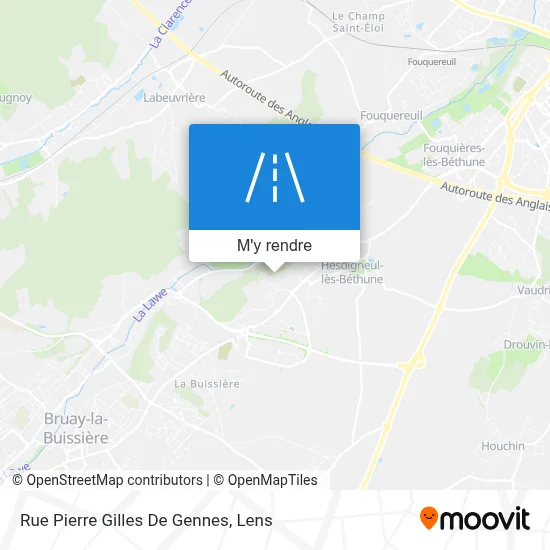 Rue Pierre Gilles De Gennes plan