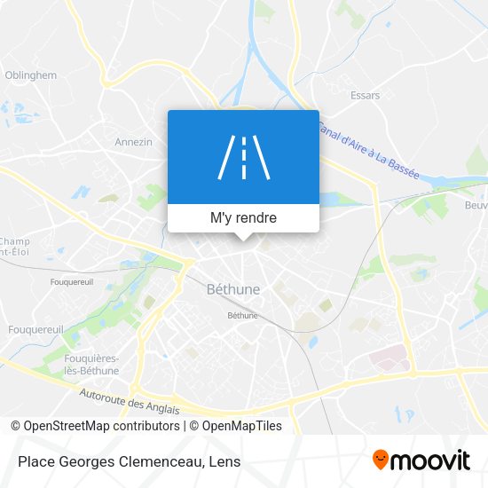 Place Georges Clemenceau plan