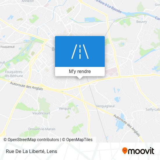 Rue De La Liberté plan