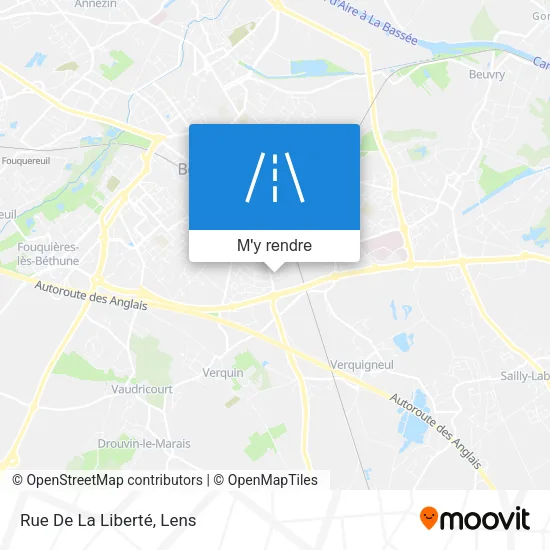 Rue De La Liberté plan
