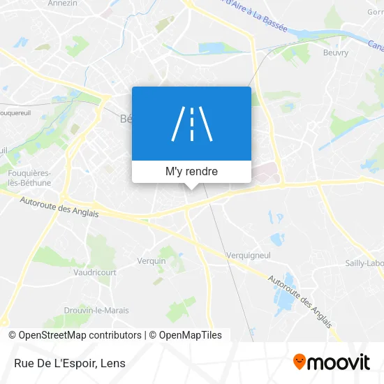 Rue De L'Espoir plan