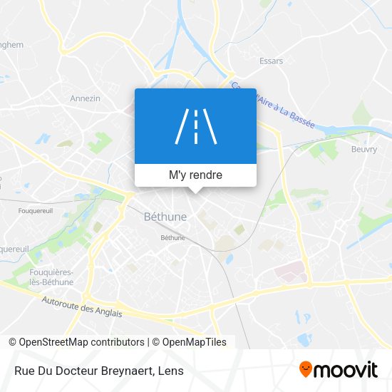 Rue Du Docteur Breynaert plan
