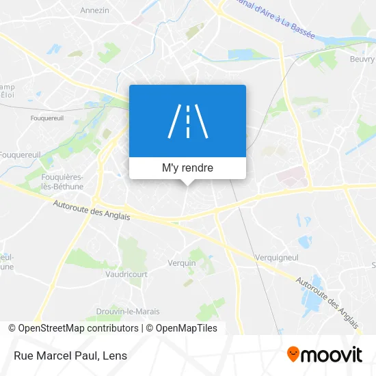 Rue Marcel Paul plan