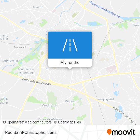 Rue Saint-Christophe plan