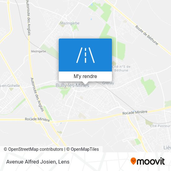 Avenue Alfred Josien plan