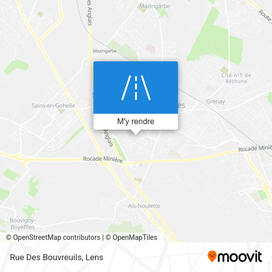 Rue Des Bouvreuils plan