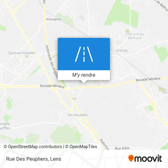 Rue Des Peupliers plan