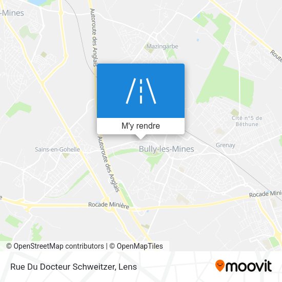 Rue Du Docteur Schweitzer plan