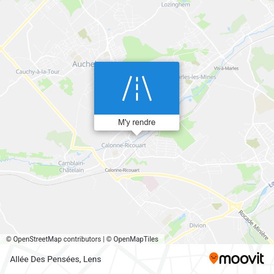 Allée Des Pensées plan