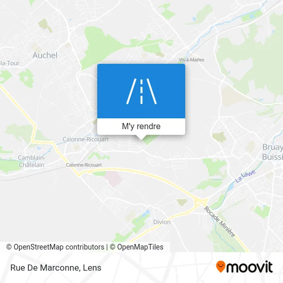 Rue De Marconne plan