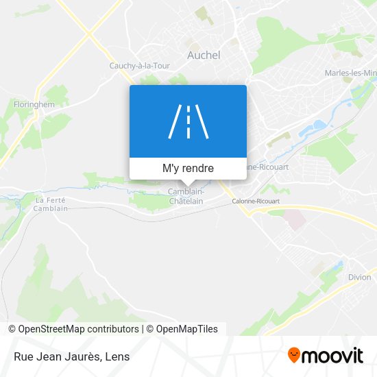 Rue Jean Jaurès plan
