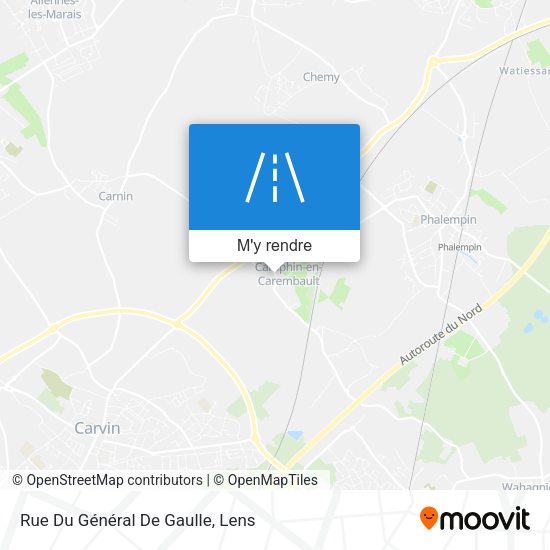 Rue Du Général De Gaulle plan