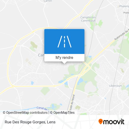 Rue Des Rouge Gorges plan