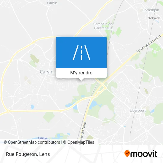 Rue Fougeron plan
