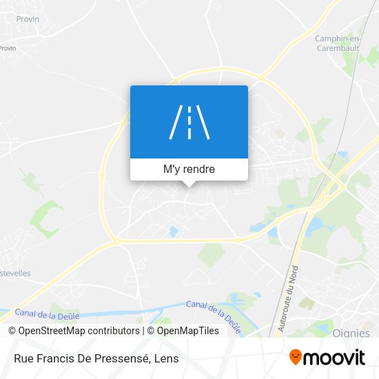 Rue Francis De Pressensé plan