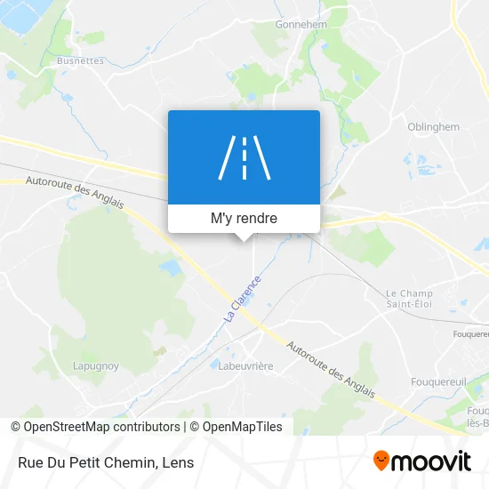 Rue Du Petit Chemin plan