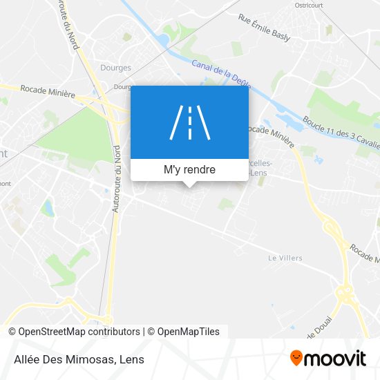 Allée Des Mimosas plan