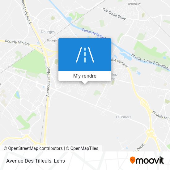 Avenue Des Tilleuls plan
