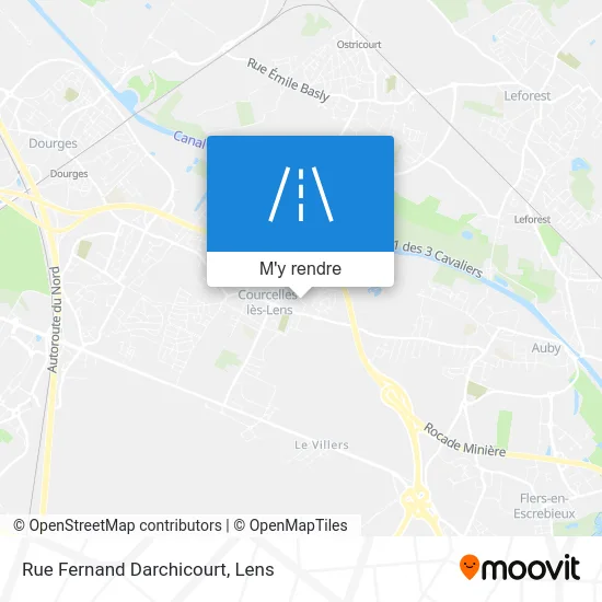 Rue Fernand Darchicourt plan