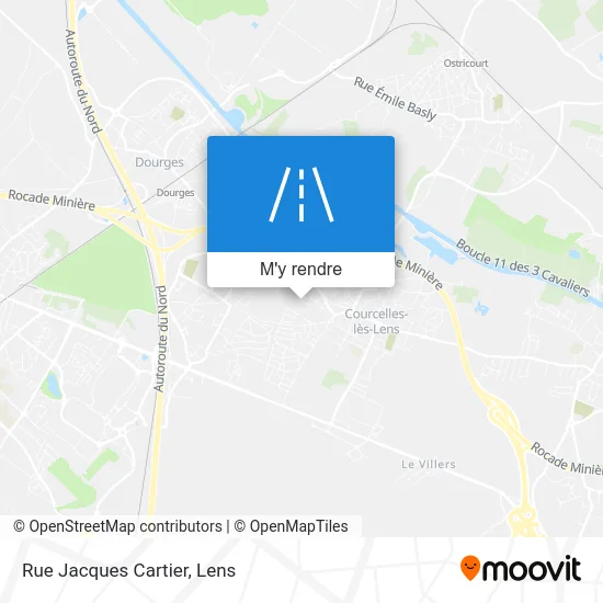 Rue Jacques Cartier plan