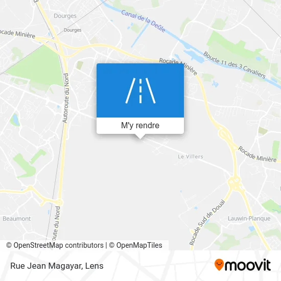 Rue Jean Magayar plan