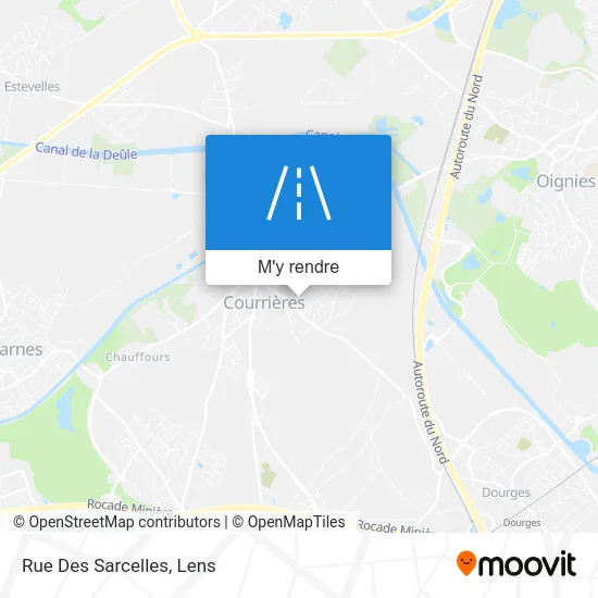 Rue Des Sarcelles plan