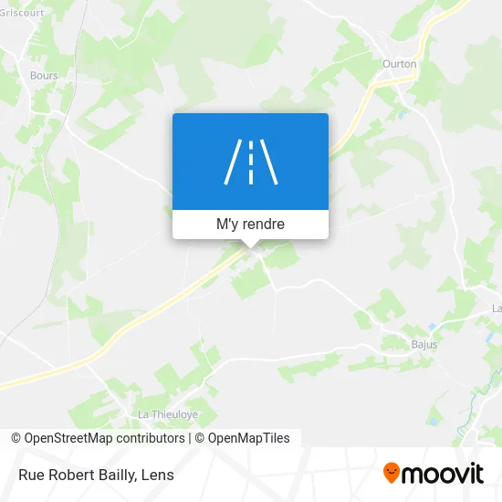 Rue Robert Bailly plan