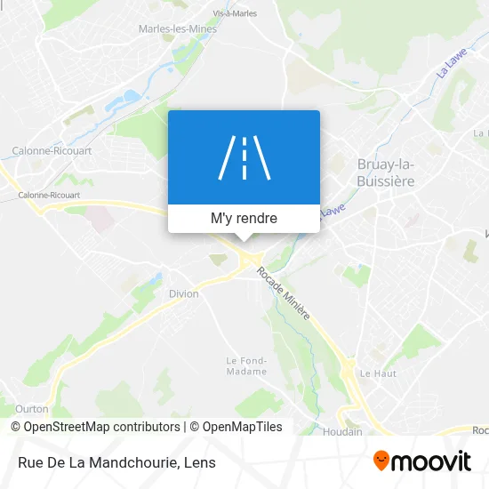 Rue De La Mandchourie plan