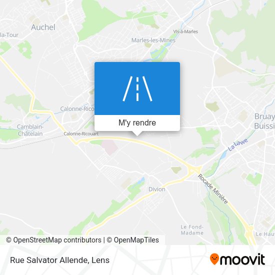 Rue Salvator Allende plan