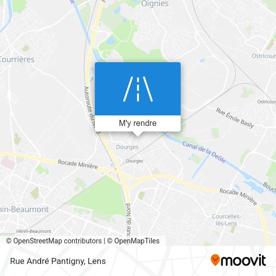 Rue André Pantigny plan