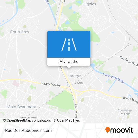 Rue Des Aubépines plan