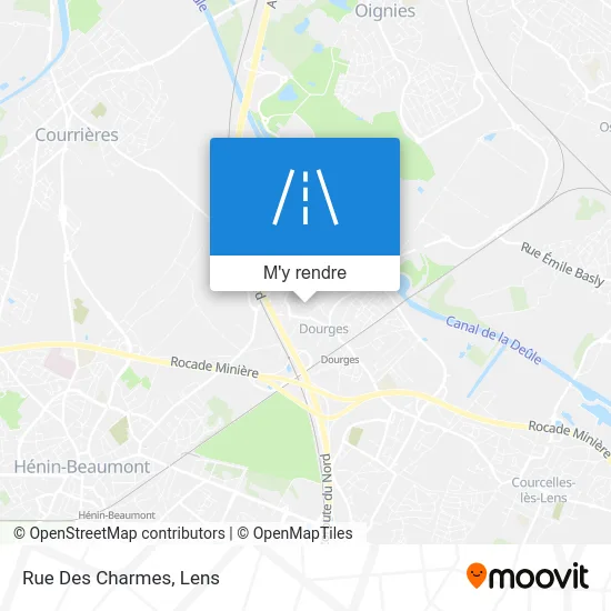 Rue Des Charmes plan