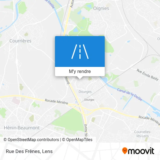 Rue Des Frênes plan