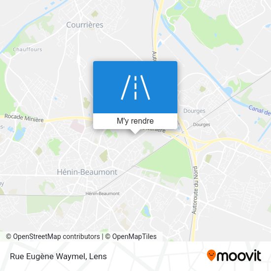 Rue Eugène Waymel plan