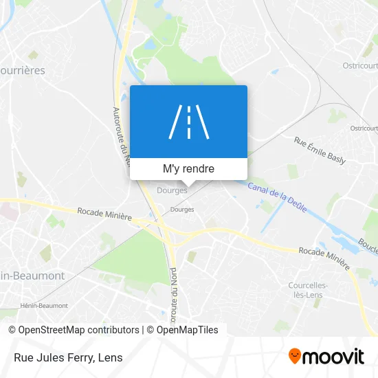 Rue Jules Ferry plan