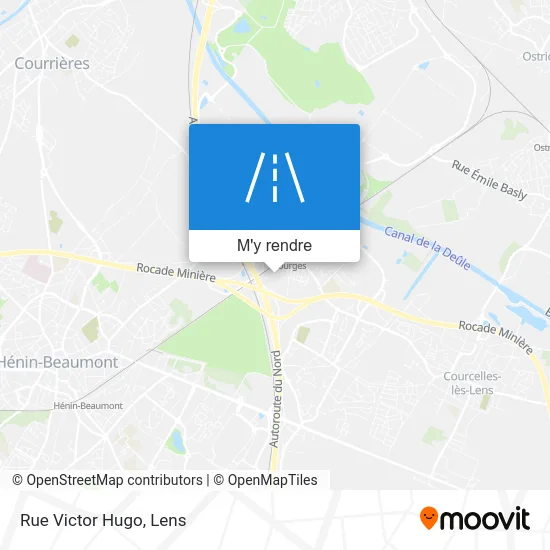 Rue Victor Hugo plan