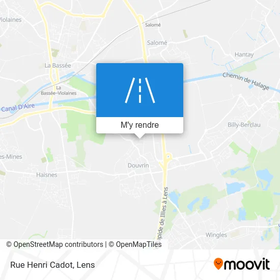 Rue Henri Cadot plan