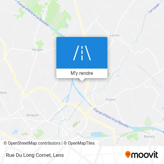 Rue Du Long Cornet plan