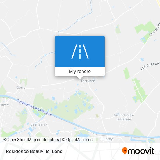 Résidence Beauville plan