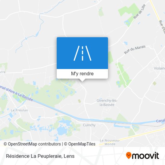 Résidence La Peupleraie plan
