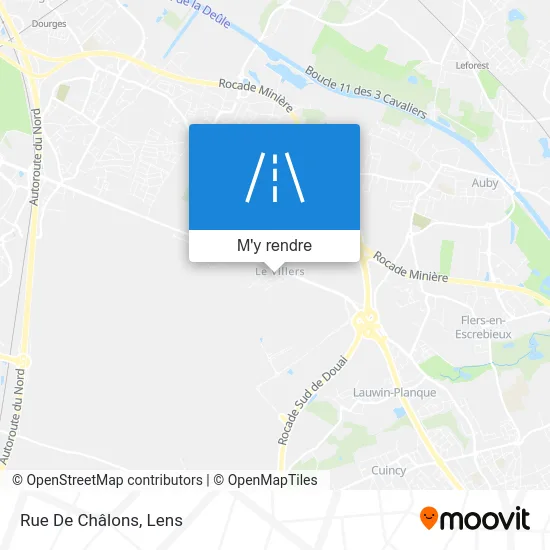 Rue De Châlons plan