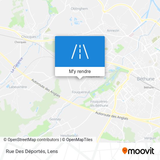 Rue Des Déportés plan